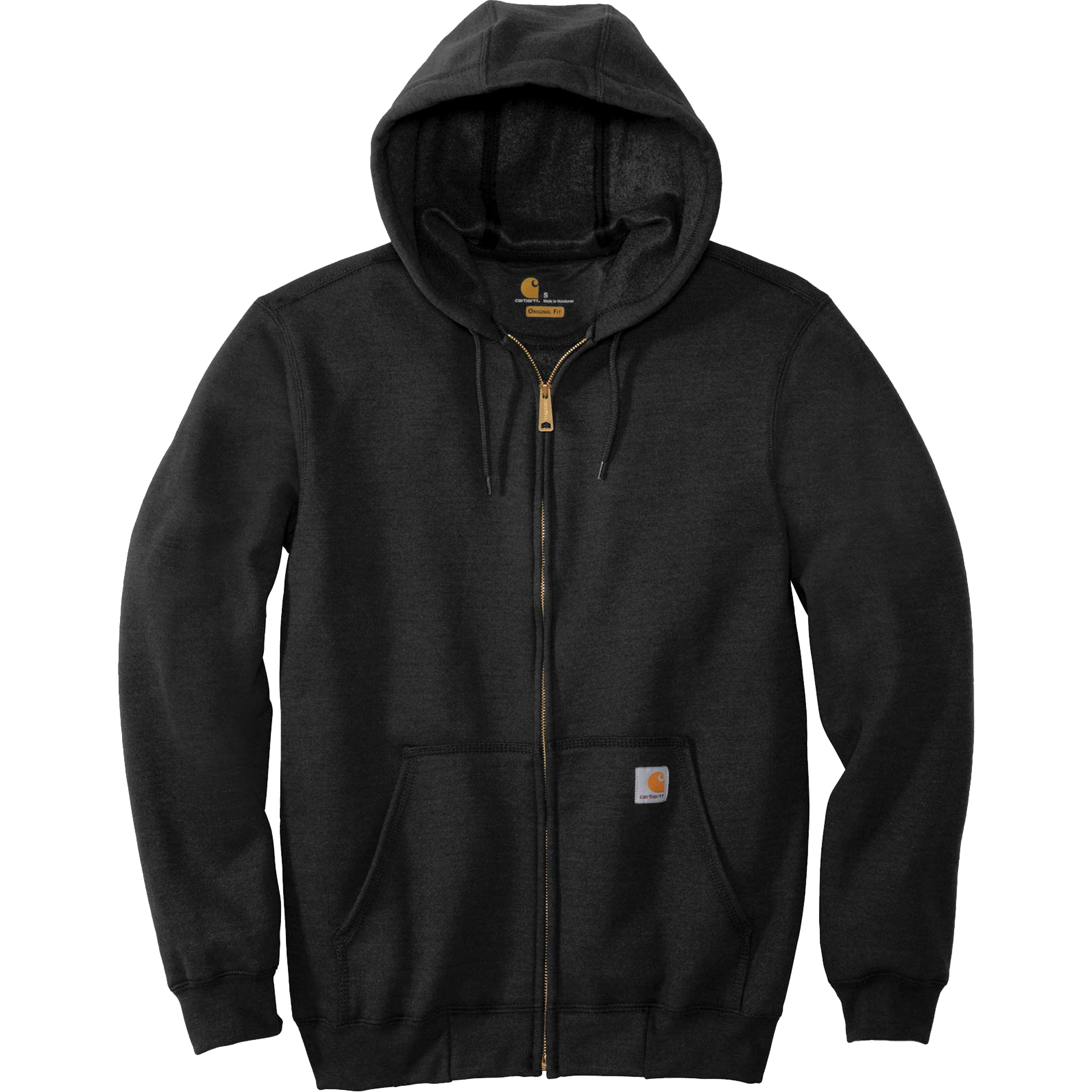 Midweight Hooded Zip-Front Sweatshirt
