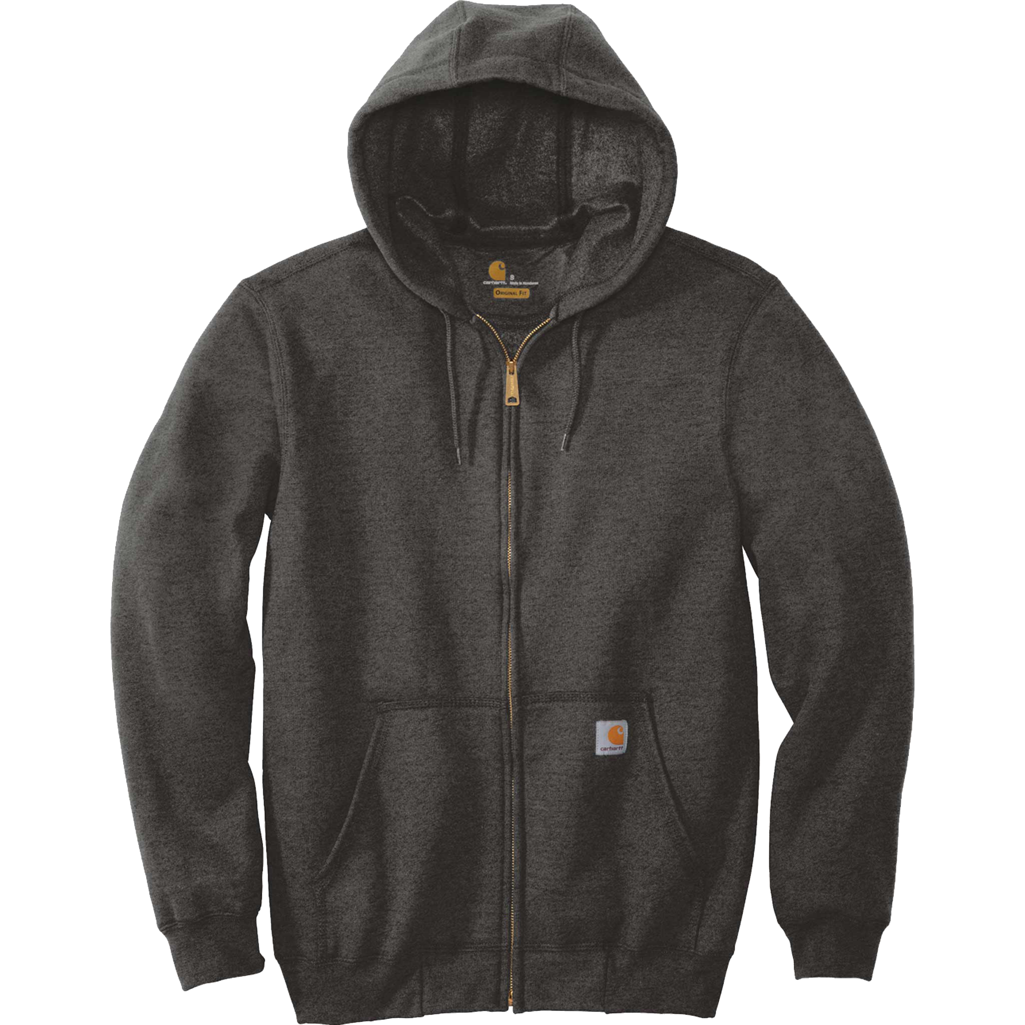 Midweight Hooded Zip-Front Sweatshirt