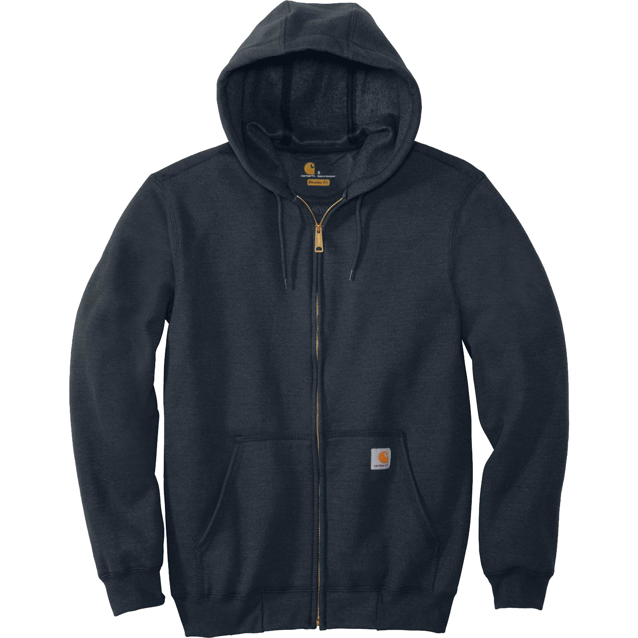 Midweight Hooded Zip-Front Sweatshirt