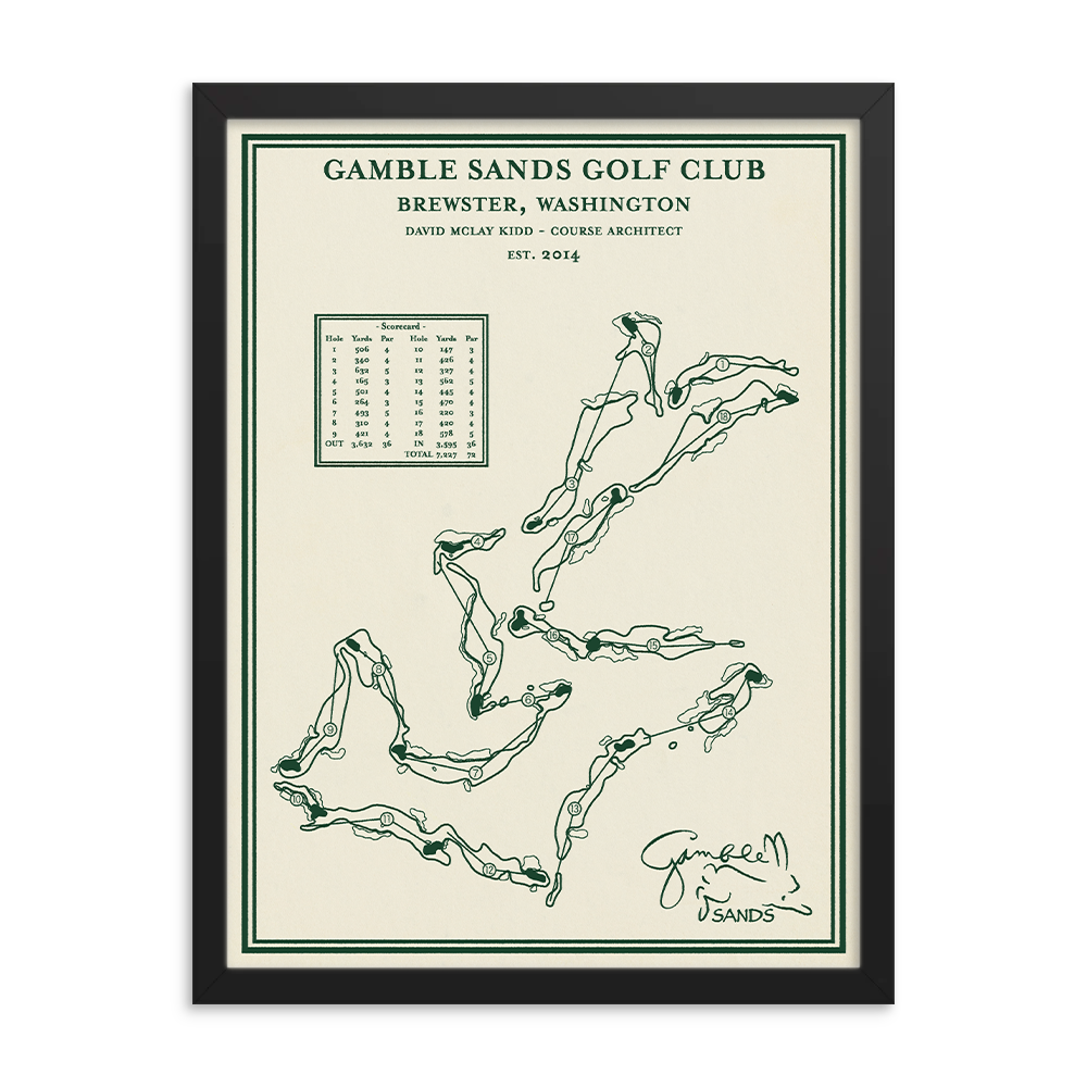 Gamble Sands Course Map