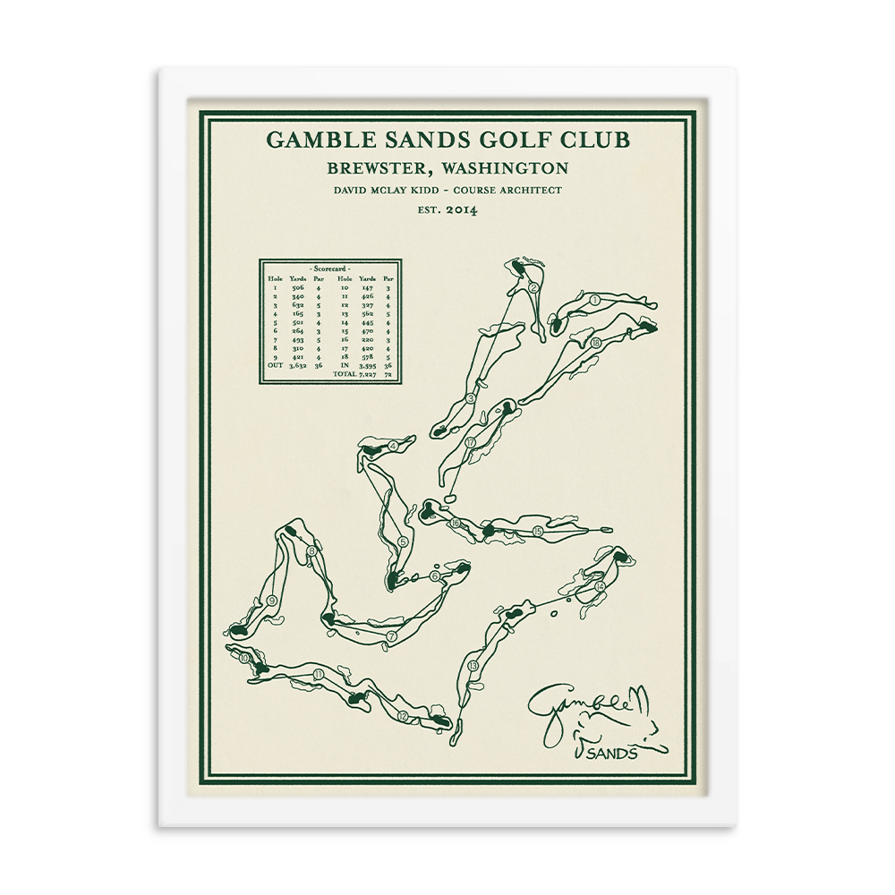 Gamble Sands Course Map