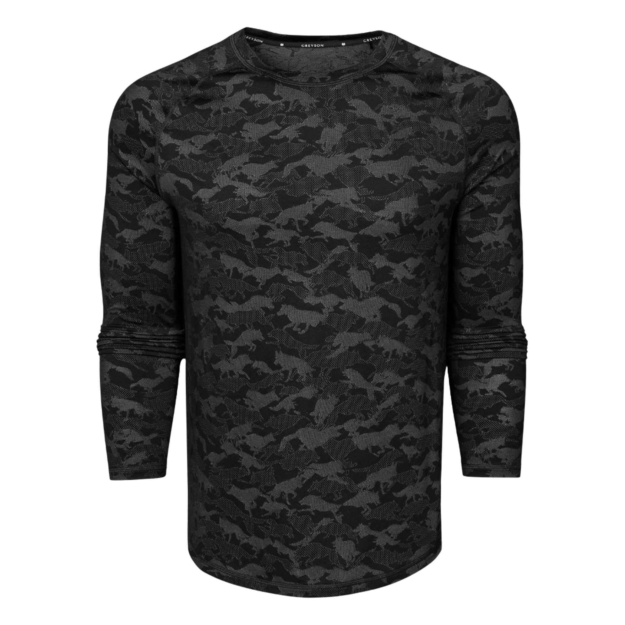 Kennebec Wolfpack Camo Long Sleeve Sport Tee